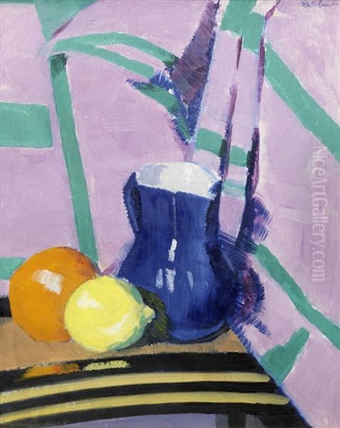 The Blue Jug Oil Painting by Francis Campbell Boileau Cadell