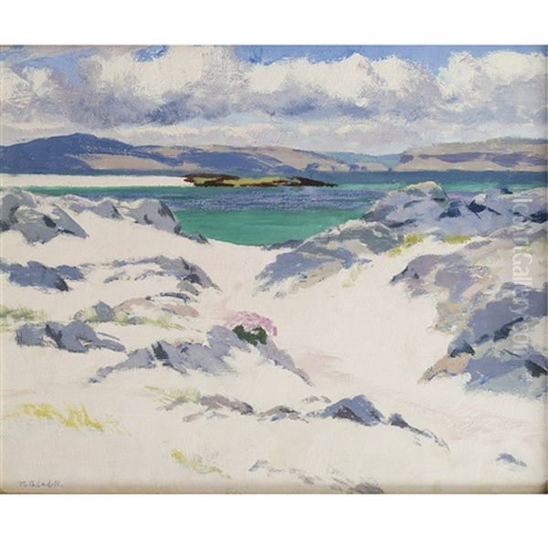 Iona June Oil Painting by Francis Campbell Boileau Cadell