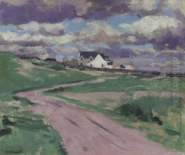 The Road To The Farm, Iona Oil Painting by Francis Campbell Boileau Cadell