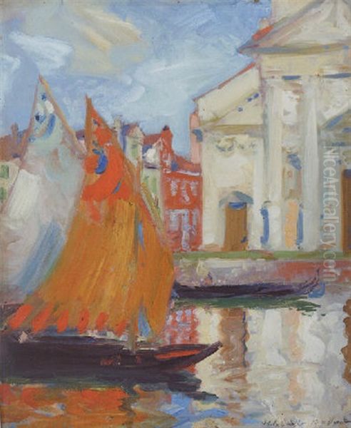 Venice Oil Painting by Francis Campbell Boileau Cadell