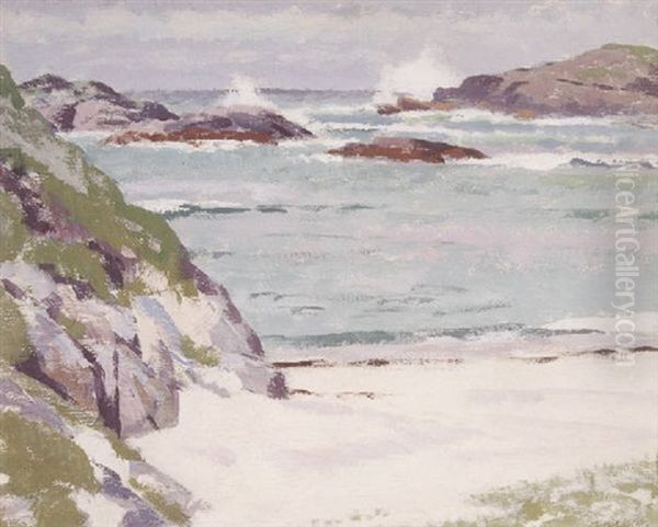 Iona (port Ban) Oil Painting by Francis Campbell Boileau Cadell