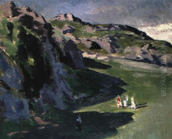 Sandeels Bay, Iona Oil Painting by Francis Campbell Boileau Cadell