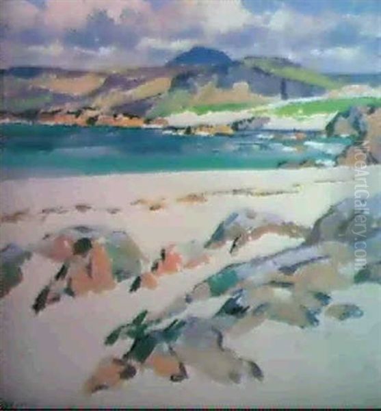 Ben More Oil Painting by Francis Campbell Boileau Cadell