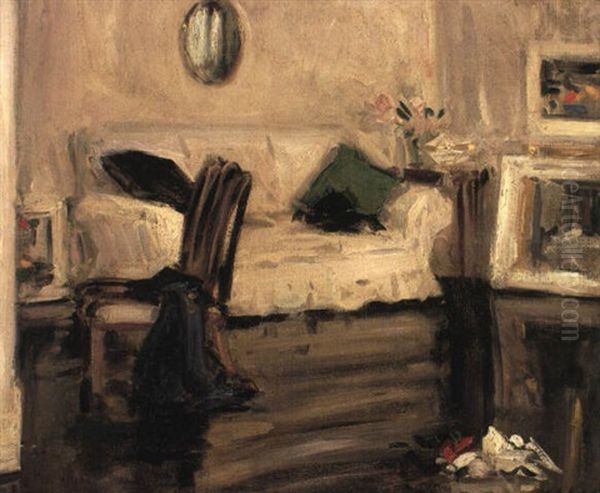 The White Sofa, Ainslie Place Oil Painting by Francis Campbell Boileau Cadell