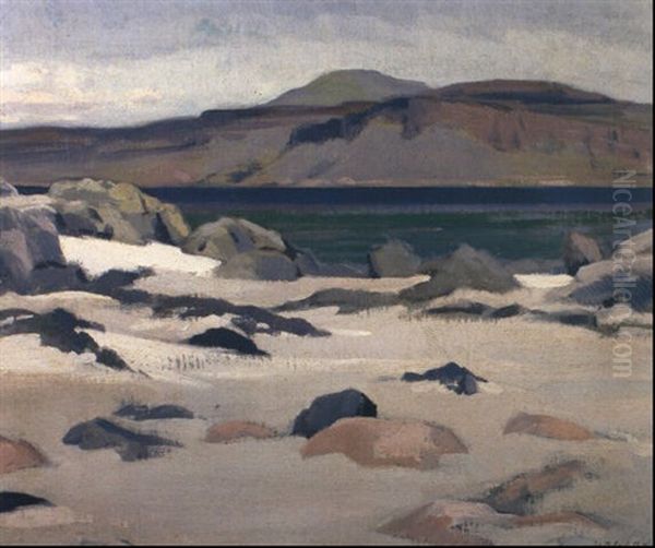 North Sands, Iona Oil Painting by Francis Campbell Boileau Cadell