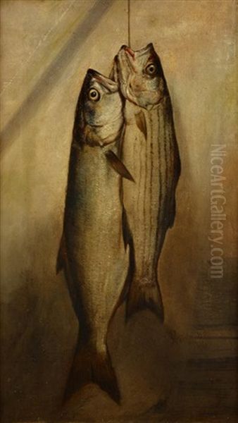 The Day's Catch Oil Painting by James H. Cafferty