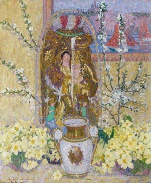 Fiori Per La Madonna. Oil Painting by Alexander Altmann