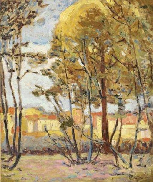 Paysage A Saint-jean-de-luz Oil Painting by Alexander Altmann