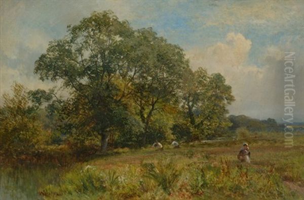 Early Summer In Buckinghamshire Oil Painting by Walter Wallor Caffyn