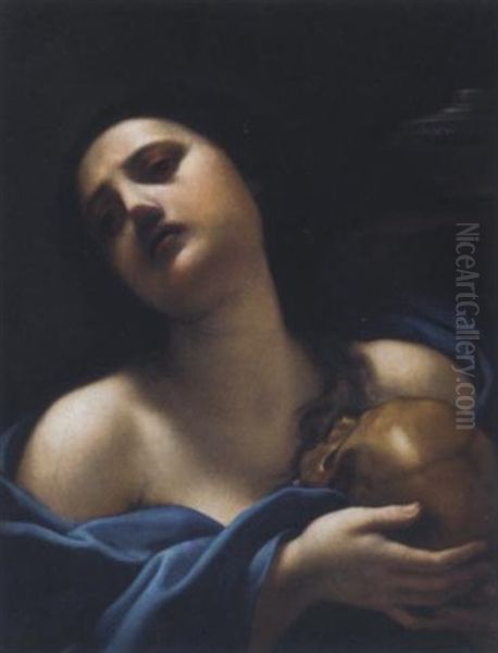 The Penitent Magdalen Oil Painting by Guido Cagnacci