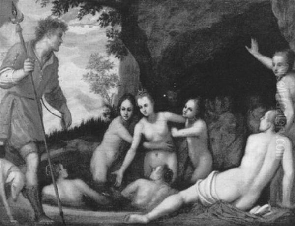 Diana Und Actaeon Oil Painting by Guido Cagnacci