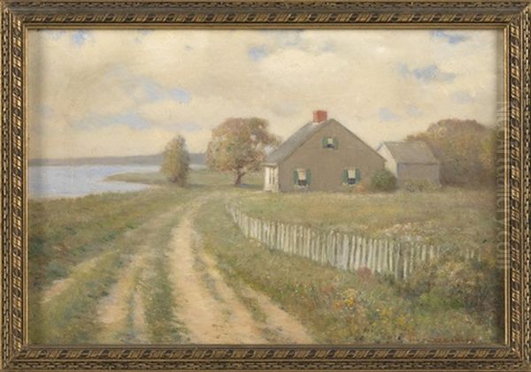 House Near Pleasant Bay, Cape Cod, Massachusetts Oil Painting by Charles Drew Cahoon