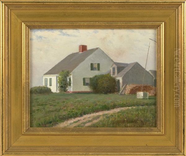 A Cape Cod House, Saquatucket Habor by Charles Drew Cahoon