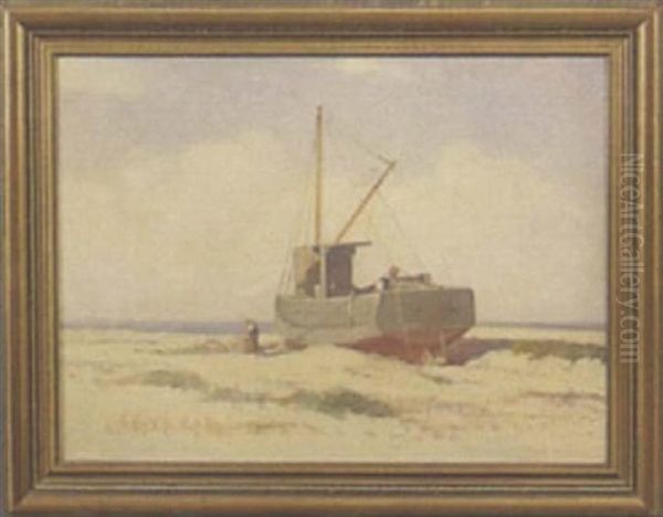 Landing Boat, Brewster, Mass. by Charles Drew Cahoon