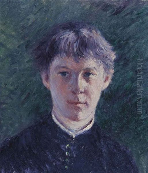 Portrait D'un Collegien Oil Painting by Gustave Caillebotte