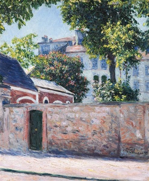 Maisons A Argenteuil Oil Painting by Gustave Caillebotte