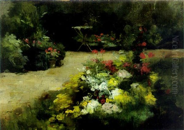 Le Jardin Oil Painting by Gustave Caillebotte