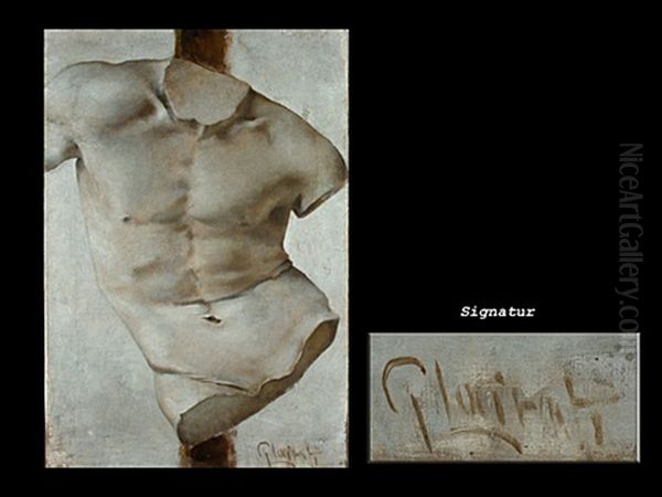 Torso Oil Painting by Gerolamo Cairati