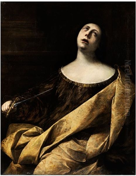 Lucrezia Oil Painting by Francesco del Cairo