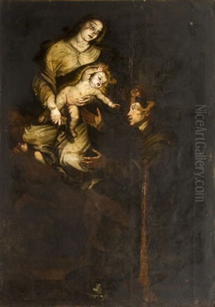 Apparizione Della Vergine Col Bambino A Sant'antonio Da Padova by Francesco del Cairo