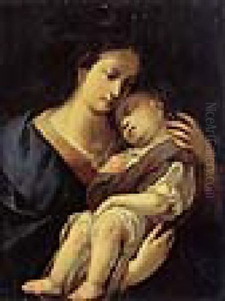 Vierge A L'enfant Oil Painting by Francesco del Cairo