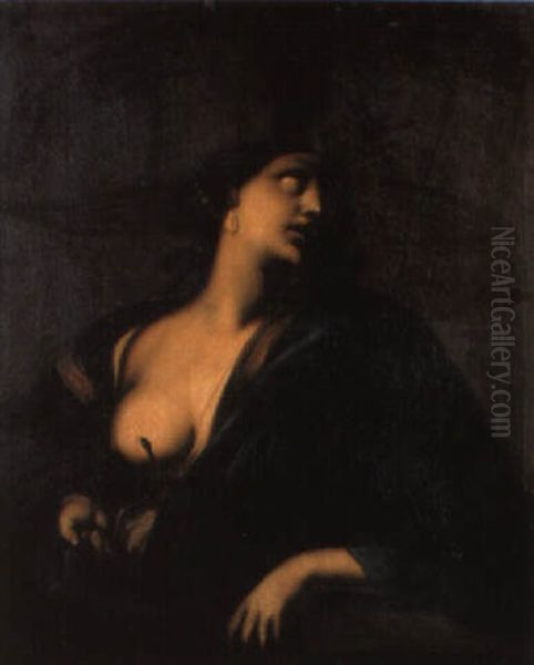 The Death Of Cleopatra Oil Painting by Francesco del Cairo