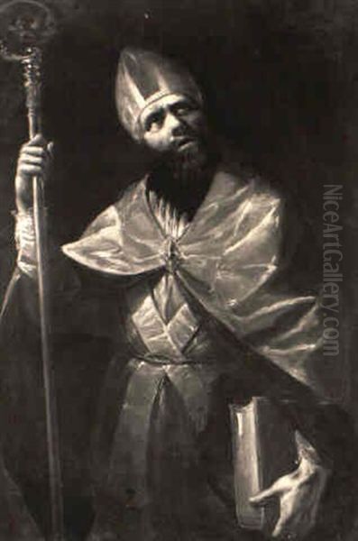 Sant'ambrogio Oil Painting by Francesco del Cairo