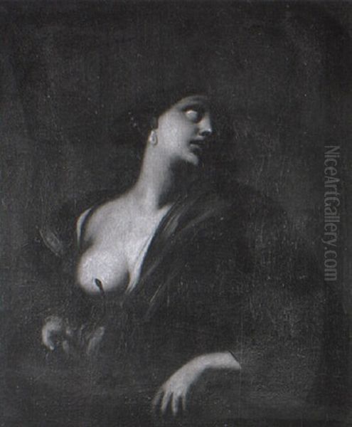 The Death Of Cleopatra Oil Painting by Francesco del Cairo