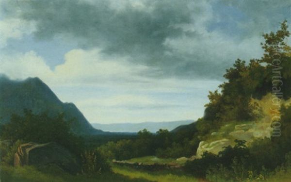 Blick Auf Den Genfersee Oil Painting by Alexandre Calame