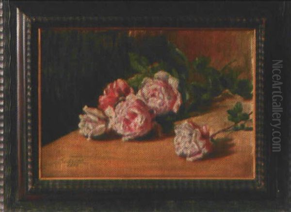 Rosa Rosen Oil Painting by Cesare Calchi Novati