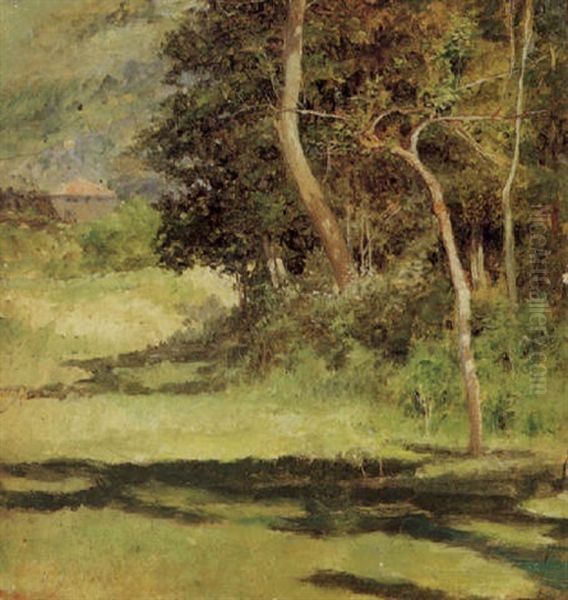 Parco Di Villa Ligure Oil Painting by Marco Calderini