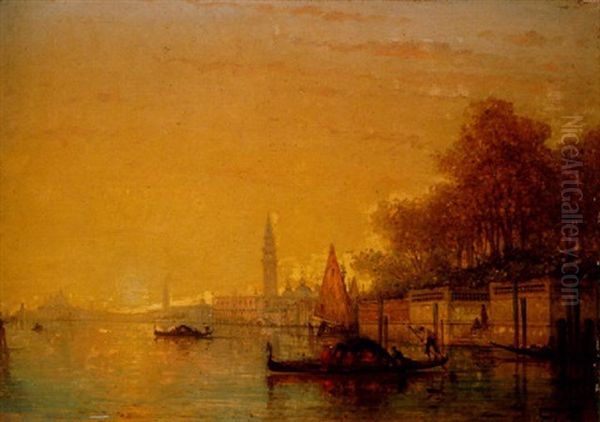 Vista De Venecia Oil Painting by Charles Clement Calderon