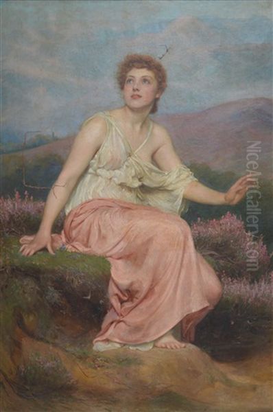 Morning (hark! Hark! The Lark At Heaven's Gate Sings Oil Painting by Philip Hermogenes Calderon