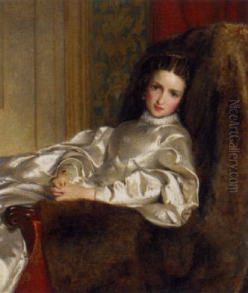 Day-dreams Oil Painting by Philip Hermogenes Calderon