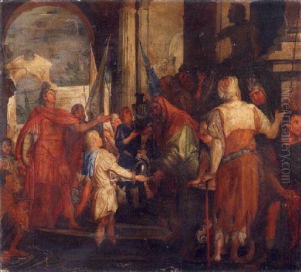 Incoronazione Di Davide by Carlo Caliari