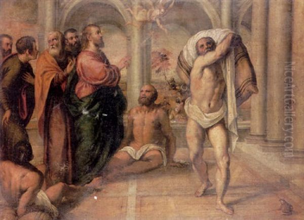 Christ Healing The Lame Man by Carlo Caliari