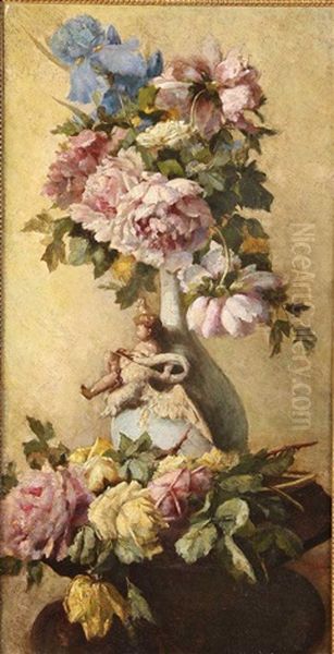 Floral Still Life Oil Painting by John (Giovanni) Califano