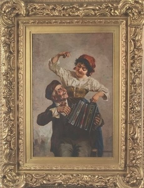 Musicians Oil Painting by John (Giovanni) Califano