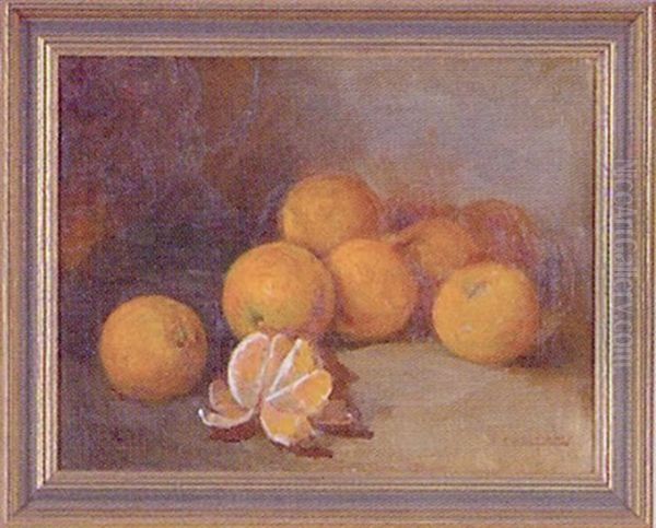 Still-life With Oranges Oil Painting by John (Giovanni) Califano