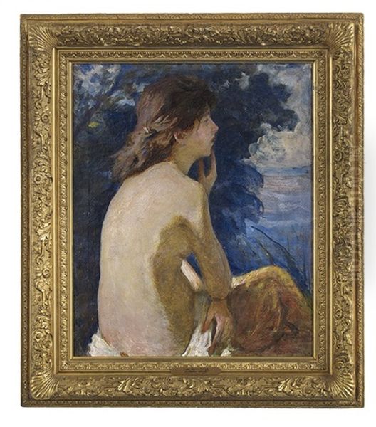 Twilight Nude Oil Painting by Isaac Henry Caliga