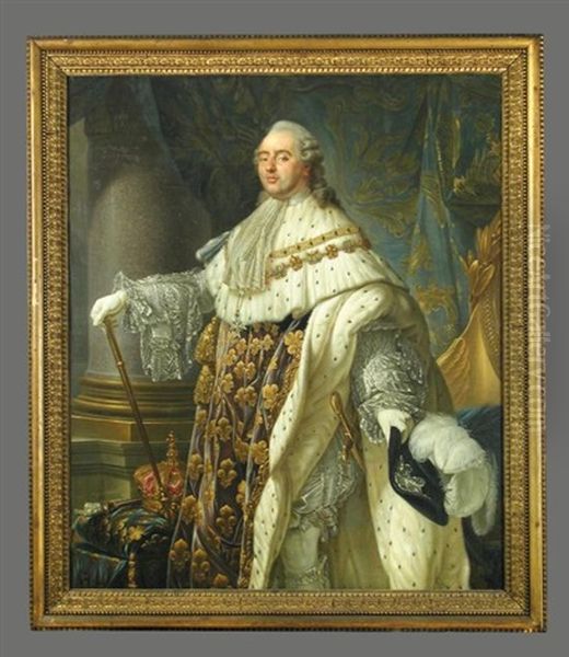 Portrait Of Louis Xvi Of France (1754-1793) Oil Painting by Antoine-Francois (Calet) Callet