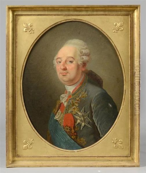 Portrait De Louis Xvi Oil Painting by Antoine-Francois (Calet) Callet