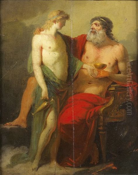 Zeus Et Ganymede Oil Painting by Antoine-Francois (Calet) Callet