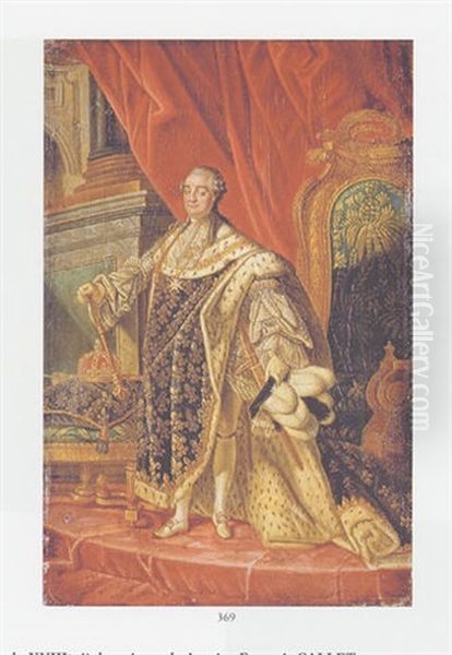 Portrait De Louis Xvi En Tenue De Sacre Oil Painting by Antoine-Francois (Calet) Callet