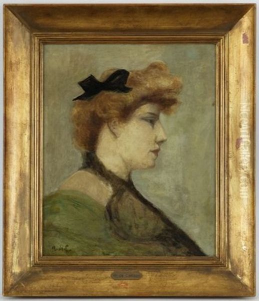 Portrait De Femme Oil Painting by Horace de Callias