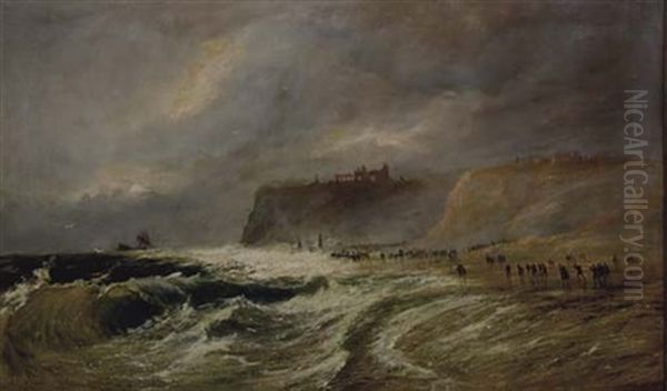 Stormy Waters Oil Painting by John Callow