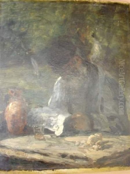 Le Buveur De Cidre Oil Painting by Adolphe Felix Cals