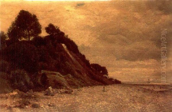 Normandie Oil Painting by Adolphe Felix Cals