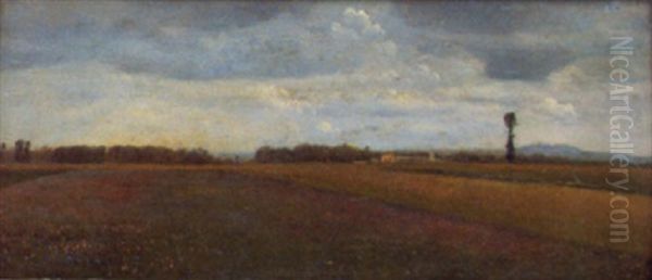 Landschaft Oil Painting by Adolphe Felix Cals