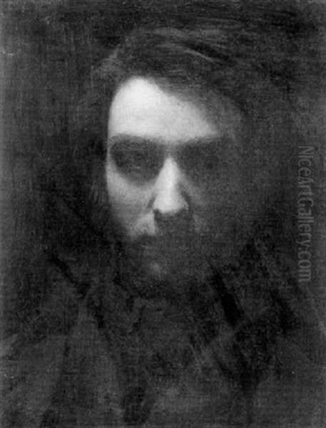 Autoportrait A L'age De 28 Ans Oil Painting by Adolphe Felix Cals